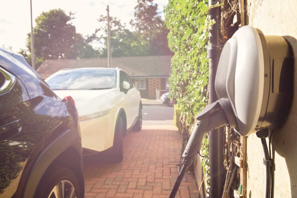 outdoor ev charger by ens